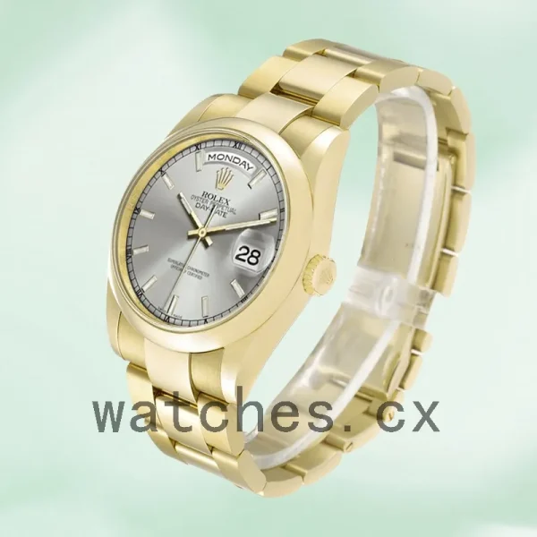 Rolex Day-Date Men's 36mm 118208 Grey Dial - Image 3
