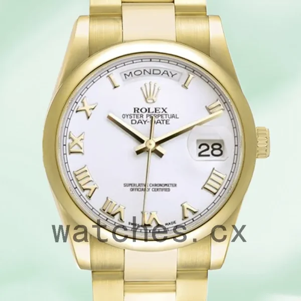 Rolex Day-Date 36mm Men's 118208-73208 President Bracelet/Oyster Bracelet
