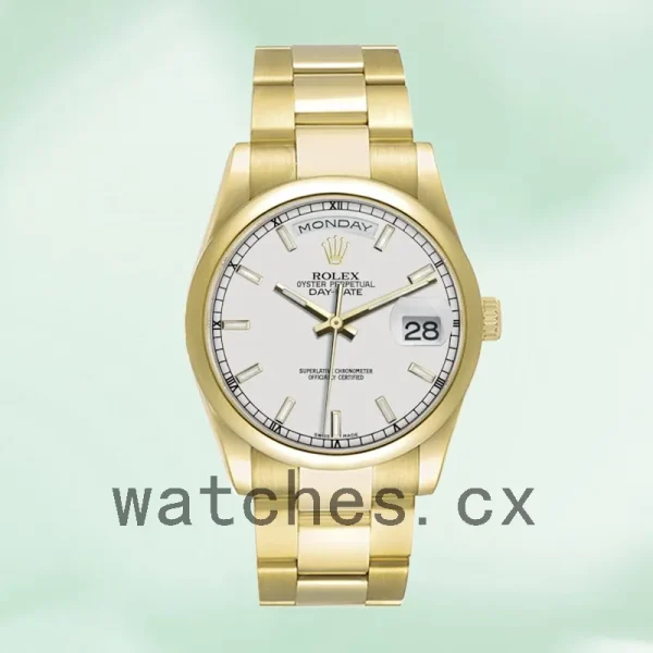 Rolex Day-Date Men's 118208 36mm Automatic President Bracelet/Oyster Bracelet - Image 2