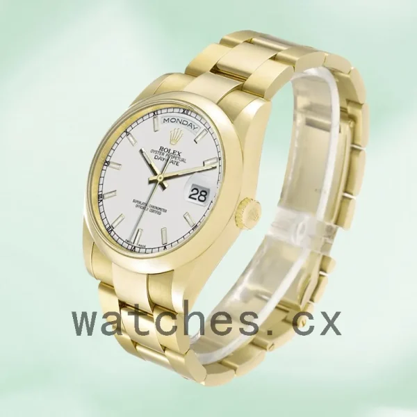 Rolex Day-Date Men's 118208 36mm Automatic President Bracelet/Oyster Bracelet - Image 3