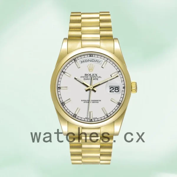 Rolex Day-Date Men's 118208 36mm Automatic President Bracelet/Oyster Bracelet - Image 5