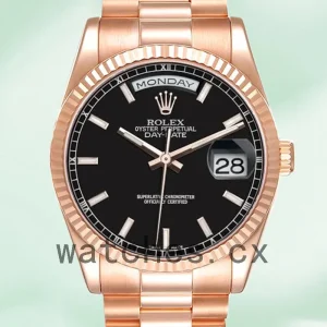 Rolex Day-Date 36mm 118235 Men's Automatic Rose Gold-tone