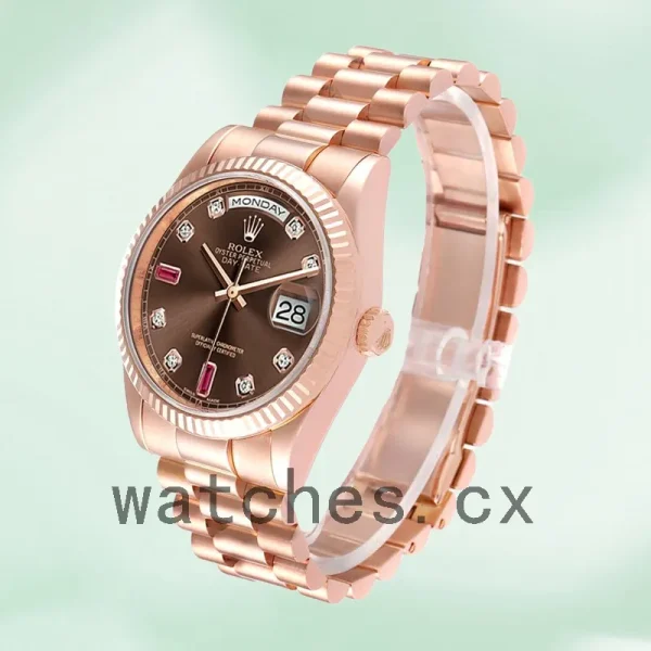 Rolex Day-Date 118235 Men's 36mm Brown Dial - Image 3
