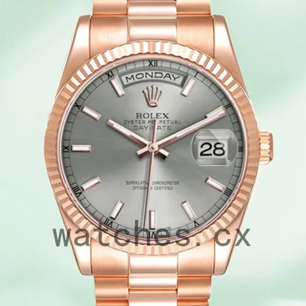Rolex Day-Date 36mm 118235 Men's President Bracelet Rose Gold-tone