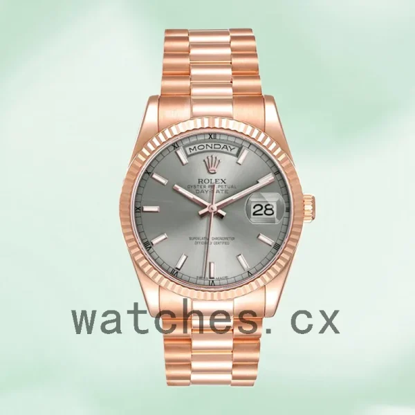 Rolex Day-Date 36mm 118235 Men's President Bracelet Rose Gold-tone - Image 2