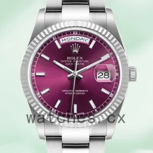Rolex Day-Date m118239-0304 36mm Men's Automatic Silver-tone
