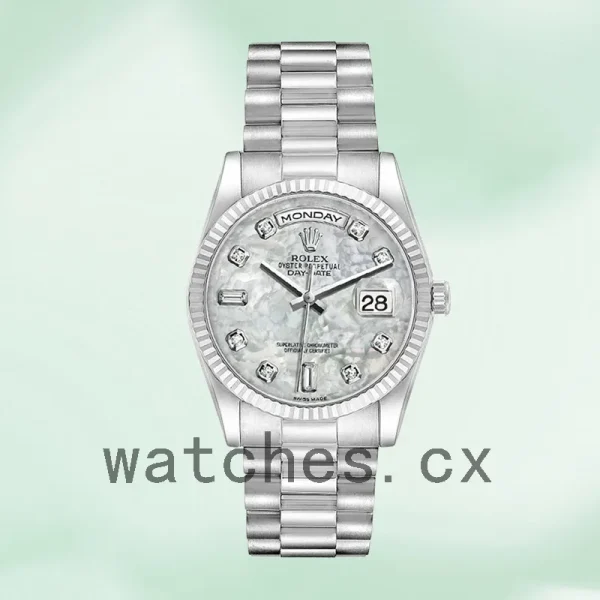 Rolex Day-Date 36mm Men's 118239-0080 Automatic Mother of Pearl Dial - Image 2