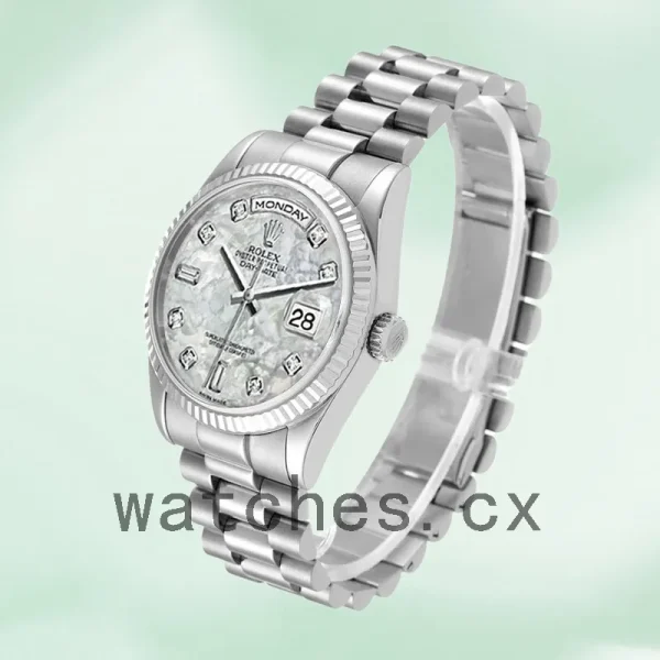 Rolex Day-Date 36mm Men's 118239-0080 Automatic Mother of Pearl Dial - Image 3