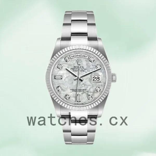 Rolex Day-Date 36mm Men's 118239-0080 Automatic Mother of Pearl Dial - Image 5