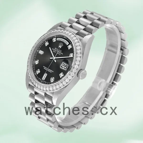 Rolex Day-Date 36mm Men's 118346 Black Dial - Image 3