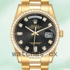 Rolex Day-Date 36mm m118348-0096 Men's Gold-tone