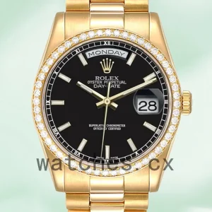 Rolex Day-Date 36mm m118348-0208 Men's Gold-tone Automatic