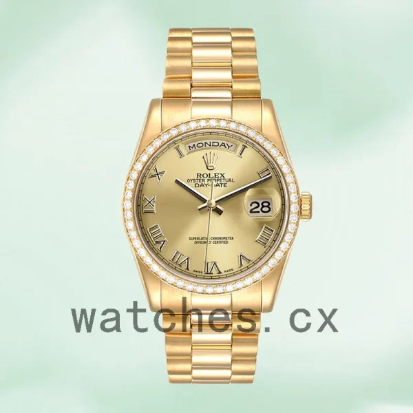 Rolex Day-Date 36mm 118348-0147 Men's Automatic Gold-tone - Image 2