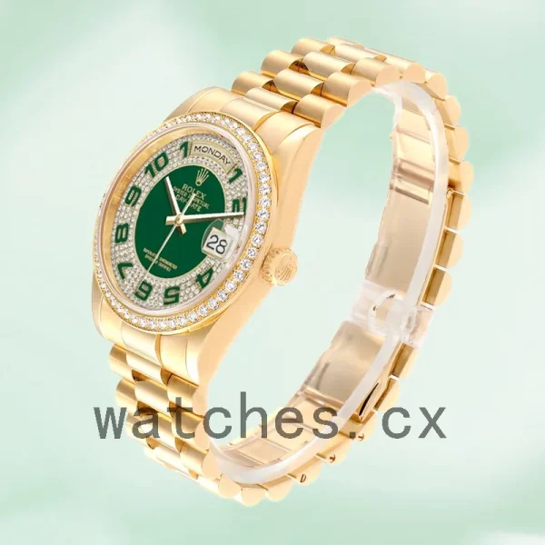 Rolex Day-Date 36mm Men's 118348-0054 Green Dial Automatic - Image 3