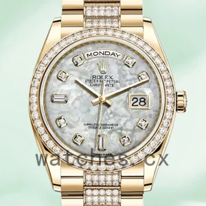 Rolex Day-Date m118348-0061 Men's 36mm Automatic Gold-tone