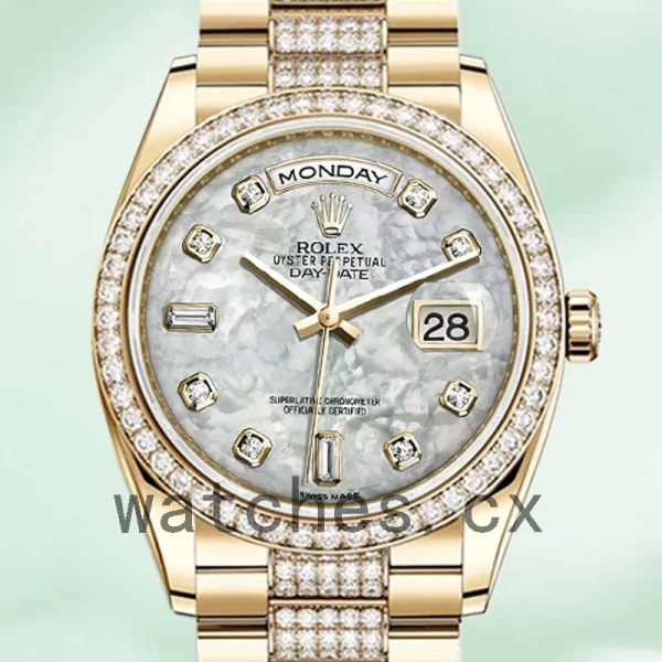 Rolex Day-Date m118348-0061 Men's 36mm Automatic Gold-tone