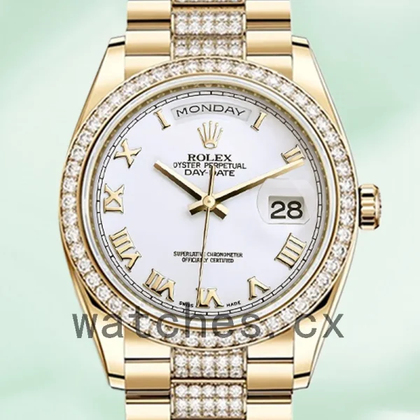 Rolex Day-Date 36mm Men's m118348-0151 Automatic President Bracelet