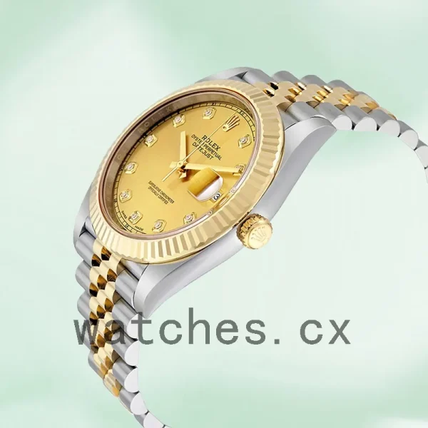 Rolex Datejust 41mm Men's m126333-0012 Jubilee Bracelet Champagne Dial - Image 3