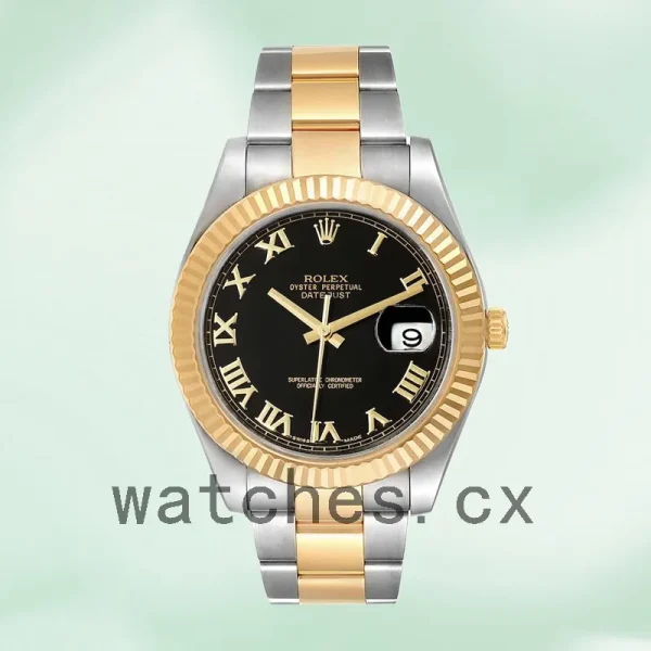 Rolex Datejust 41mm 126333 Men's Silver-tone Black Dial - Image 2