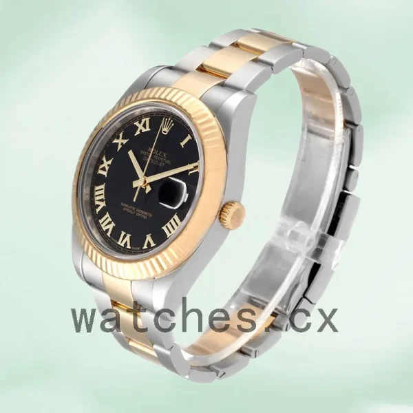 Rolex Datejust 41mm 126333 Men's Silver-tone Black Dial - Image 3