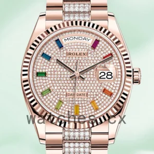 Rolex Day-Date 36mm Men's m128235-0040 President Bracelet Rose Gold-tone