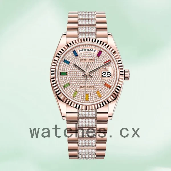Rolex Day-Date 36mm Men's m128235-0040 President Bracelet Rose Gold-tone - Image 2