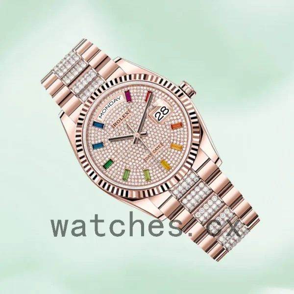 Rolex Day-Date 36mm Men's m128235-0040 President Bracelet Rose Gold-tone - Image 3