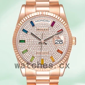 Rolex Day-Date Men's 36mm m128235-0039 President Bracelet Rose Gold-tone