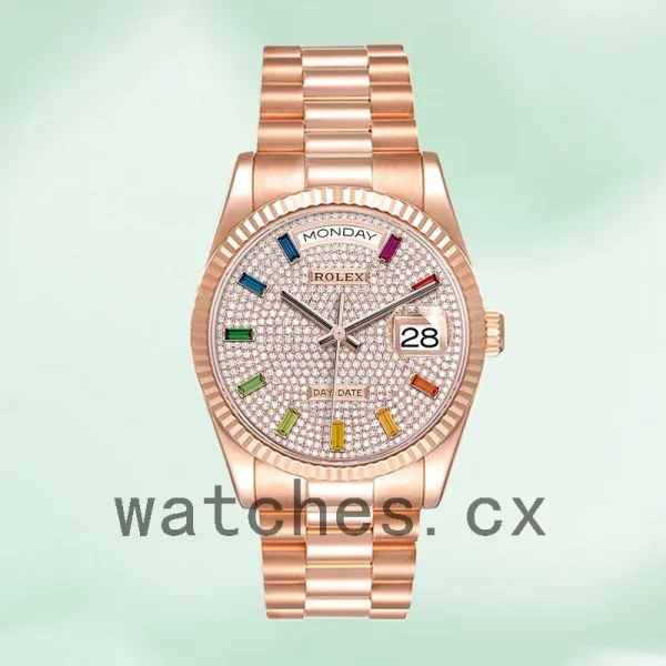 Rolex Day-Date Men's 36mm m128235-0039 President Bracelet Rose Gold-tone - Image 2