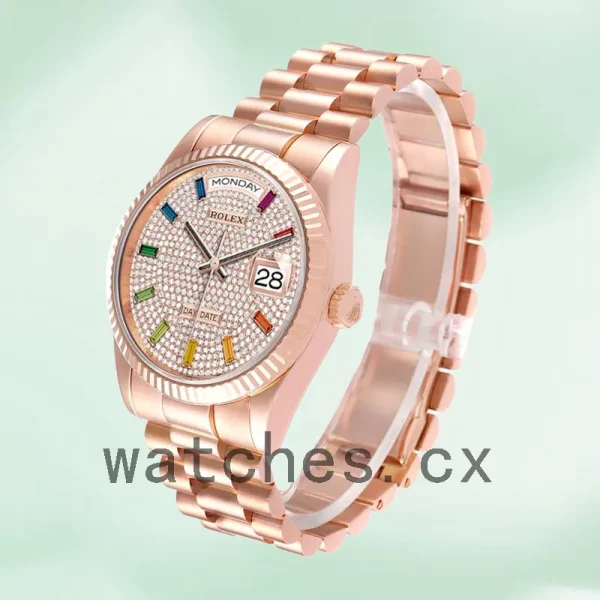 Rolex Day-Date Men's 36mm m128235-0039 President Bracelet Rose Gold-tone - Image 3