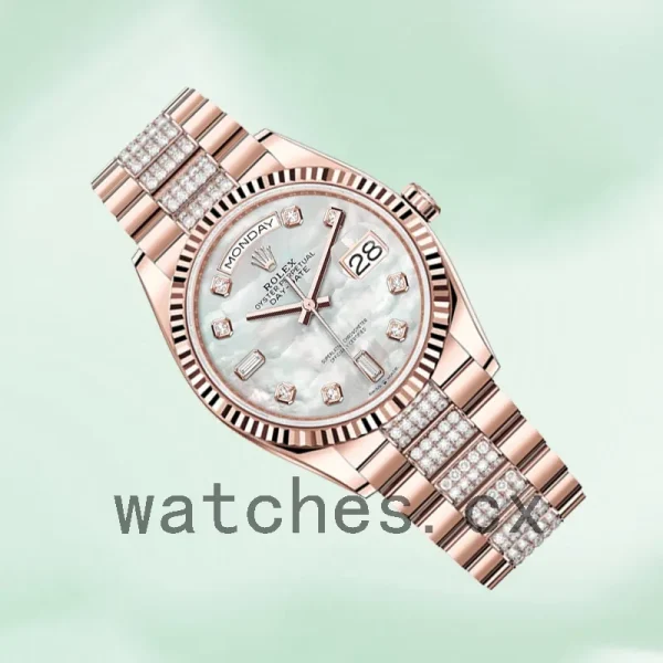 Rolex Day-Date 36mm Men's m128235-0032 President Bracelet Mother of Pearl Dial - Image 3