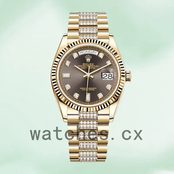 Rolex Day-Date 36mm m128238-0024 Men's Gold-tone President Bracelet - Image 2