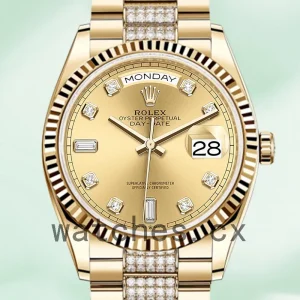 Rolex Day-Date Men's m128238-0026 36mm President Bracelet Gold-tone