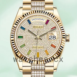 Rolex Day-Date Men's m128238-0052 36mm Gold-tone President Bracelet