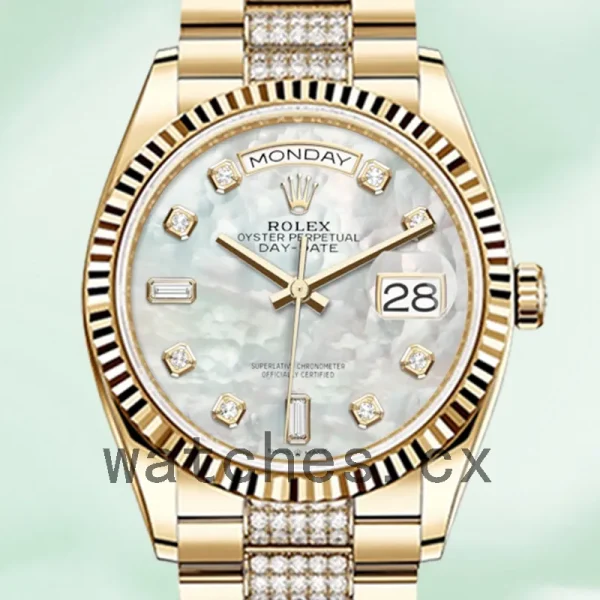 Rolex Day-Date 36mm m128238-0032 Men's Gold-tone