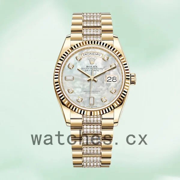 Rolex Day-Date 36mm m128238-0032 Men's Gold-tone - Image 2