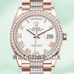 Rolex Day-Date m128345rbr-0055 36mm Men's Rose Gold-tone