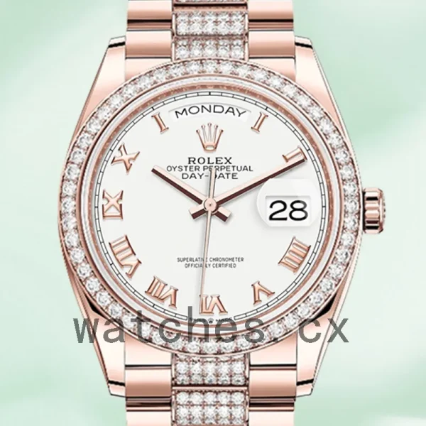Rolex Day-Date m128345rbr-0055 36mm Men's Rose Gold-tone