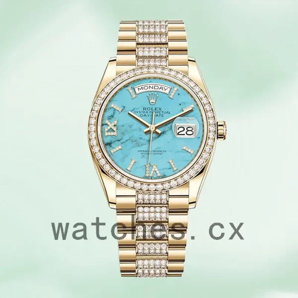 Rolex Day-Date 36mm Men's m128348rbr-0038 Automatic President Bracelet - Image 2