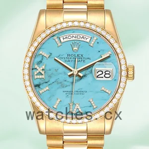 Rolex Day-Date 36mm m128348rbr-0037 Men's Gold-tone