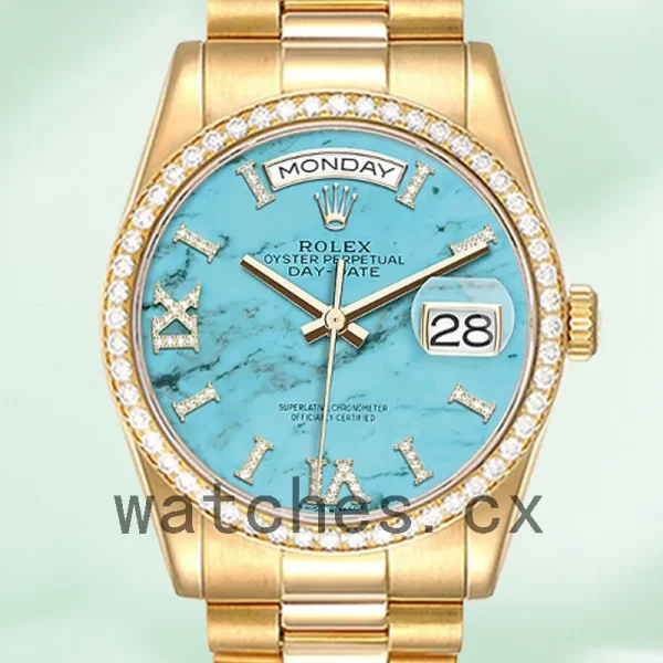 Rolex Day-Date 36mm m128348rbr-0037 Men's Gold-tone