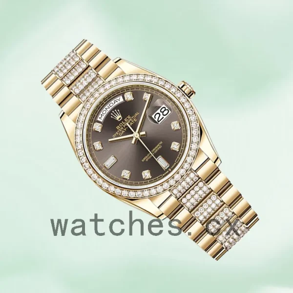 Rolex Day-Date m128348rbr-0007 Men's 36mm Brown Dial - Image 3