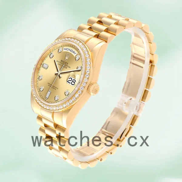 Rolex Day-Date Men's m128348rbr-0008 36mm Automatic President Bracelet - Image 3