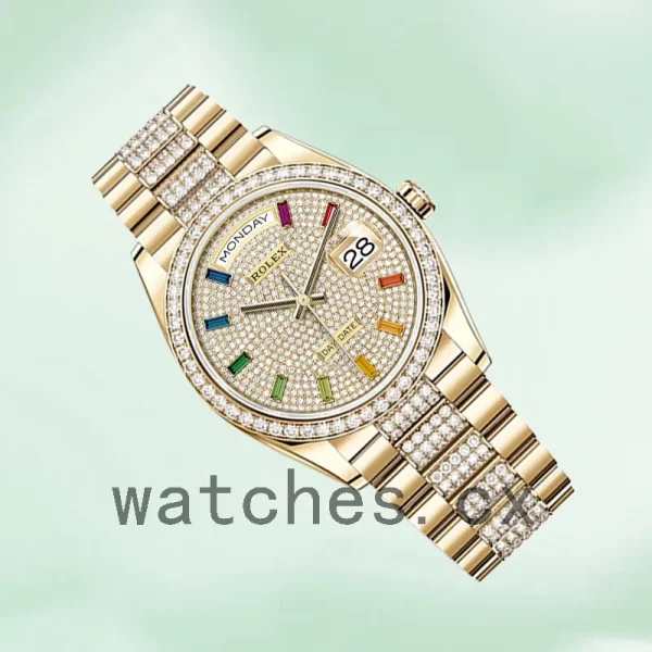 Rolex Day-Date m128348rbr-0031 Men's 36mm Gold-tone - Image 3