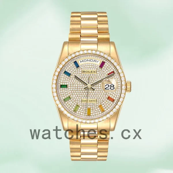 Rolex Day-Date m128348rbr-0030 Men's 36mm Gold-tone Automatic - Image 2