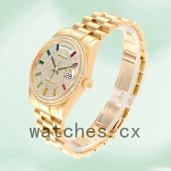 Rolex Day-Date m128348rbr-0030 Men's 36mm Gold-tone Automatic - Image 3