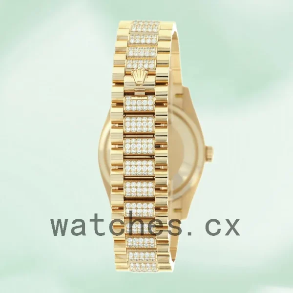 Rolex Day-Date Men's 36mm m128348rbr-0017 Gold-tone Automatic - Image 4
