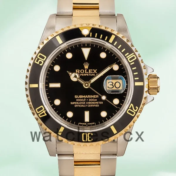 Rolex Submariner 16613 Men's 40mm Black Dial