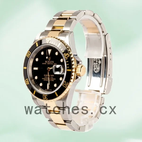 Rolex Submariner 16613 Men's 40mm Black Dial - Image 3