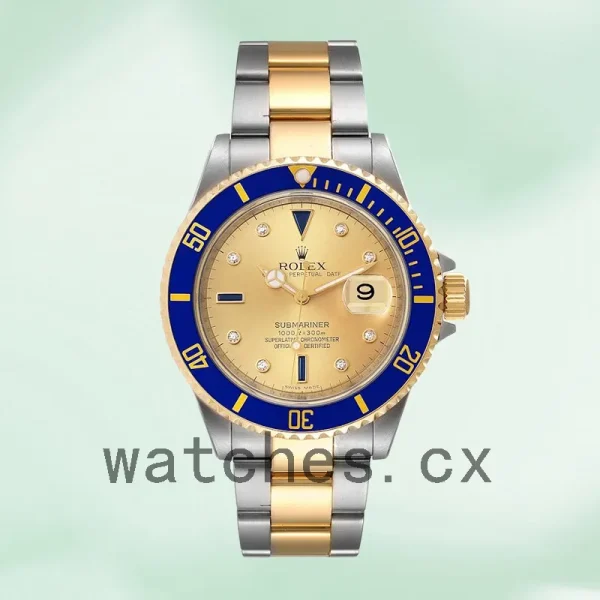 Rolex Submariner Men's 16613 40mm Oyster Bracelet - Image 2